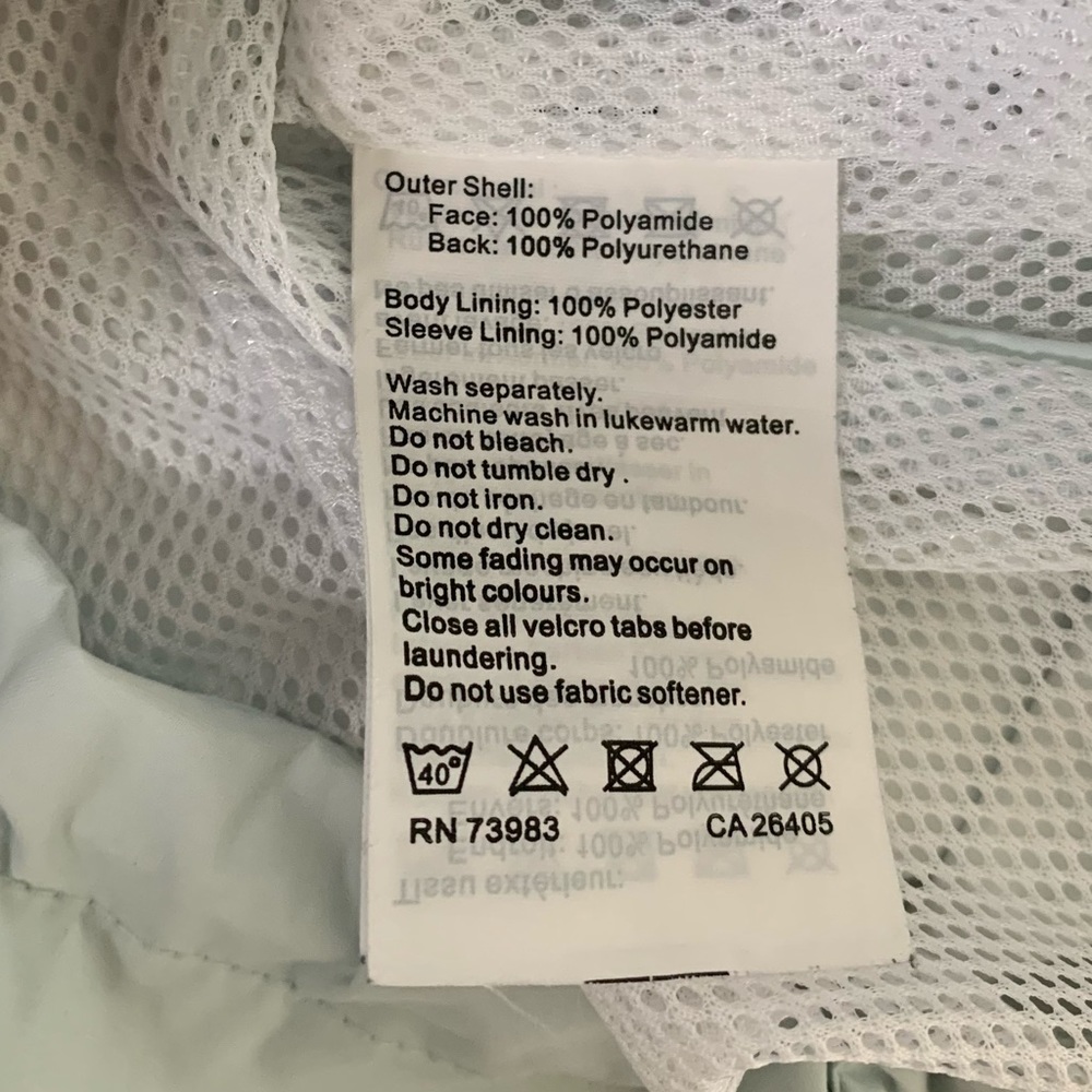 Light Blue Helly Hansen Rain Jacket - image 6